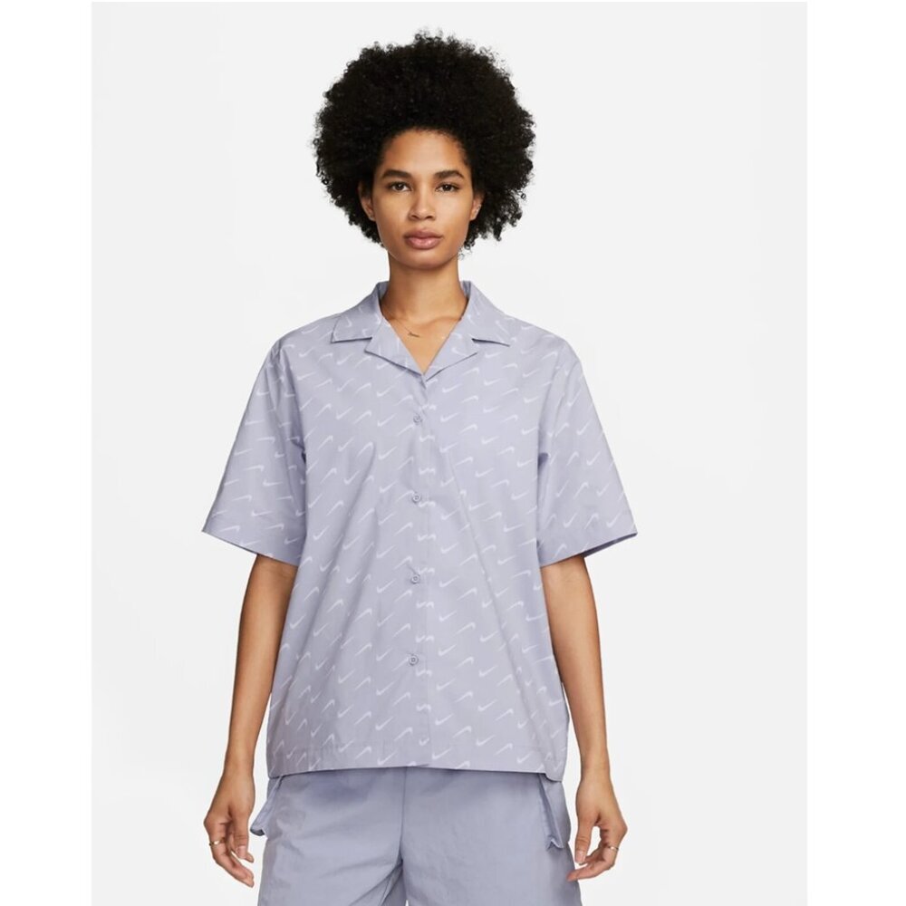 Nike Sportswear Everyday Women Woven Short-Sleeve Top
